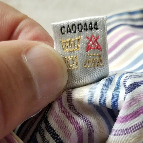 Jack Lipson Signature Men's 16 Large Striped Shirt - Picture 6 of 6